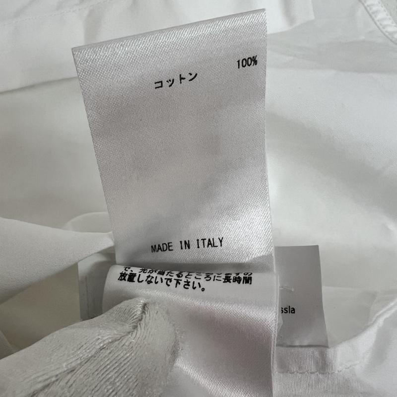 ジルサンダー JIL SANDER シャツ、ブラウス 長袖 ボリュームスリーブ 比翼 コットンシャツ 34 白 / ホワイト / white レディース USED 古着 中古 50160826