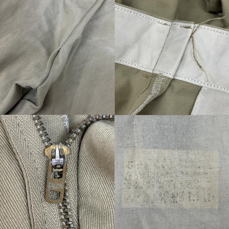 ディッキーズ Dickies パンツ ワークパンツ、ペインターパンツ 90s TALON ジッパー フライ チノ ワークパンツ オールド ヴィンテージ - メンズ USED 古着 中古 50160867