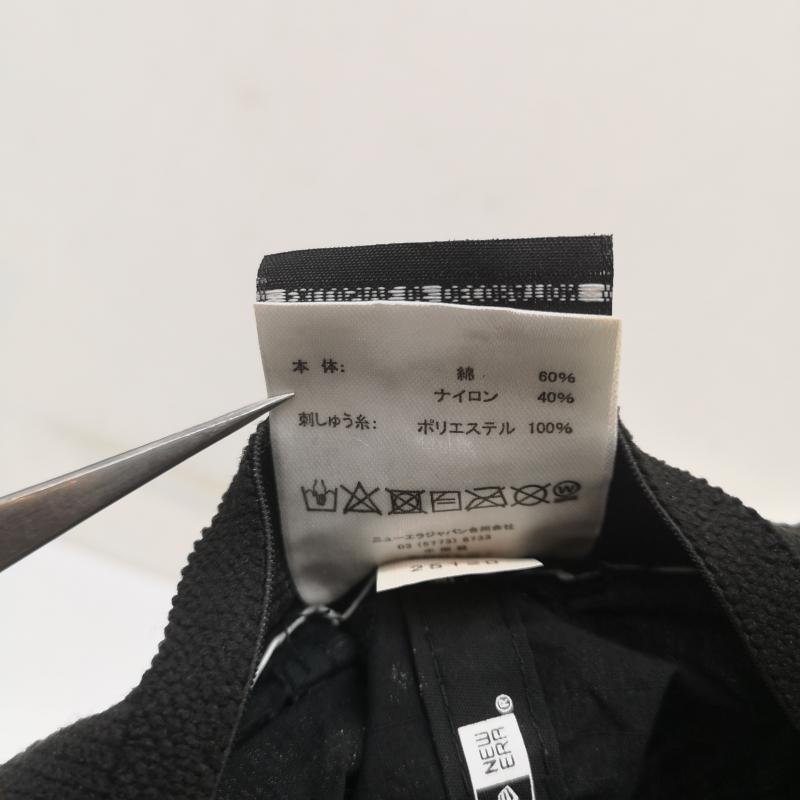 ニューエラ NEW ERA 帽子 キャップ 49FORTY Tonal Box Logo CORDURA キャップ - 黒 / ブラック / black メンズ USED 古着 中古 50160873