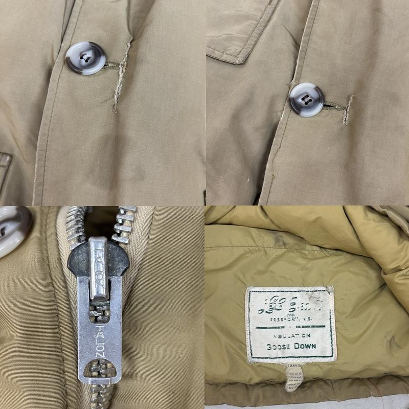 エルエルビーン L.L.Bean ジャケット、上着 ダウンジャケット 名作 60s 筆記体タグ マッキーノ ダウン ジャケット アルミ TALON ジッパー ヴィンテージ - メンズ USED 古着 中古 50160874