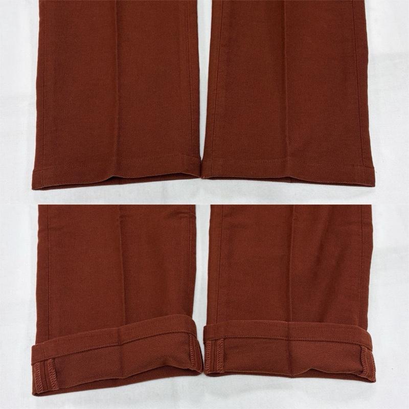 マッキントッシュロンドン MACKINTOSH LONDON パンツ スラックス スラックス カジュアル テーパード パンツ 三陽商会 90cm 無地 茶 / ブラウン / brown メンズ USED 古着 中古 50160981
