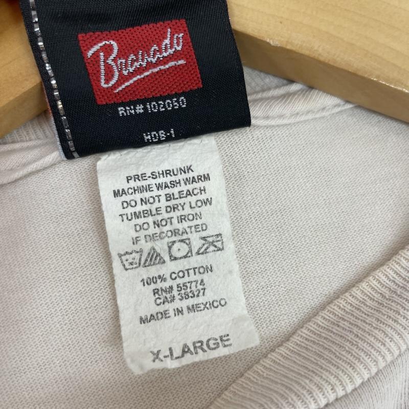 ハーレーダビッドソン Harley-Davidson Tシャツ 半袖 イーグル ロゴ プリント Tシャツ XL プリント アイボリー / アイボリー / メンズ USED 古着 中古 50161026