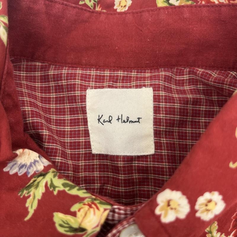 カールヘルム KARLHELMUT シャツ、ブラウス 長袖 1084fb06 パッチワーク 長袖 シャツ 花柄 花柄 赤 / レッド / red レディース USED 古着 中古 50161040