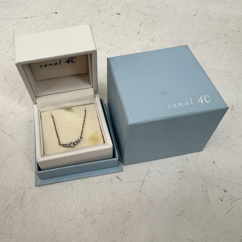 ヨンドシー 4℃ アクセサリー ネックレス、ペンダント SILVER シルバー 925 ストーン ネックレス - 銀 / シルバー / silver color レディース USED 古着 中古 50161047