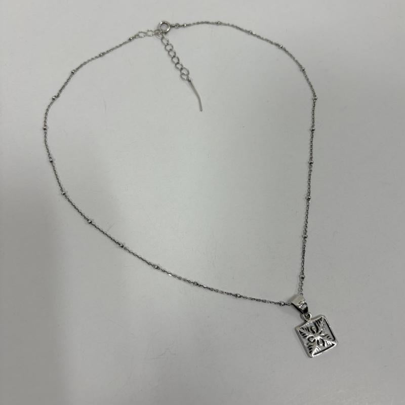 シルバー (925) シルバー (925) アクセサリー ネックレス、ペンダント ハワイアンジュエリー ネックレス ペンダント プルメリア チェーン シルバー925 - 銀 / シルバー / silver color レディース USED 古着 中古 50161102