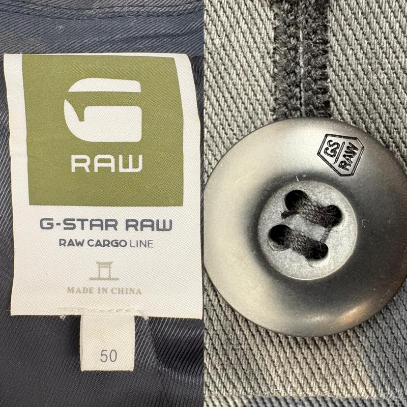 ジースターロゥ G-STAR RAW ジャケット、上着 ジャケット、ブレザー raw cargo line ローカーゴライン 迷彩 ミリタリー カモフラ テーラ-ド ジャケット 1101-rcgs-rd 50 灰 / グレー / gray メンズ USED 古着 中古 50161175