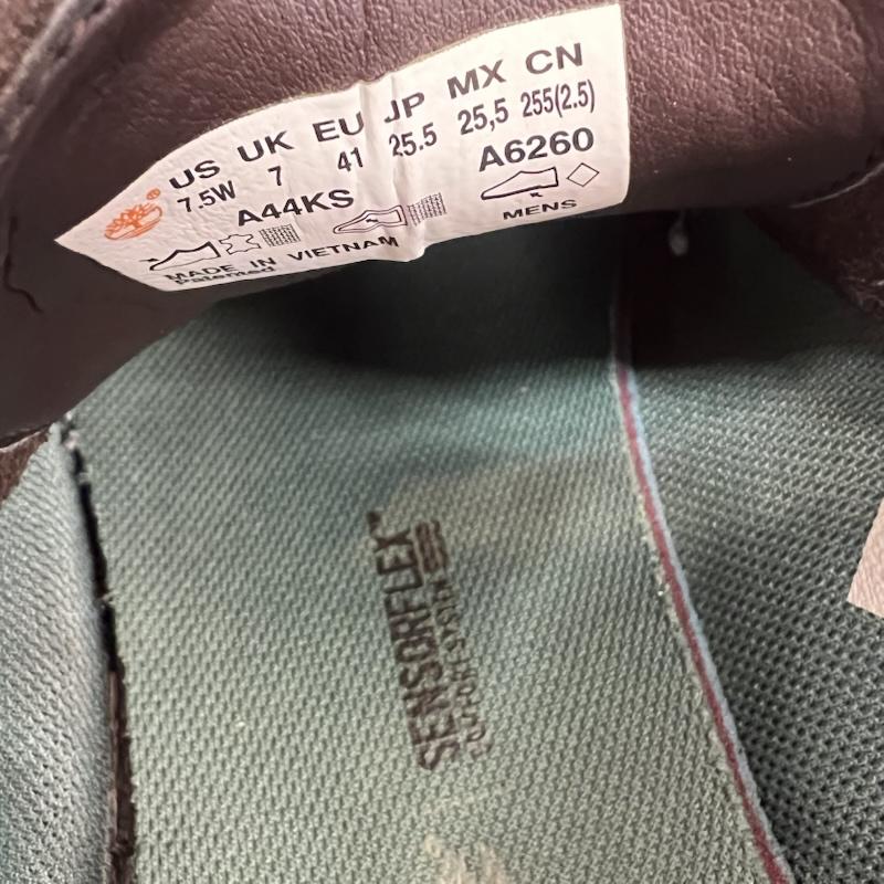 ティンバーランド Timberland ブーツ 一般 ウォータープルーフ オックスフォード ブーツ US:7.5 茶 / ブラウン / brown メンズ USED 古着 中古 50161276