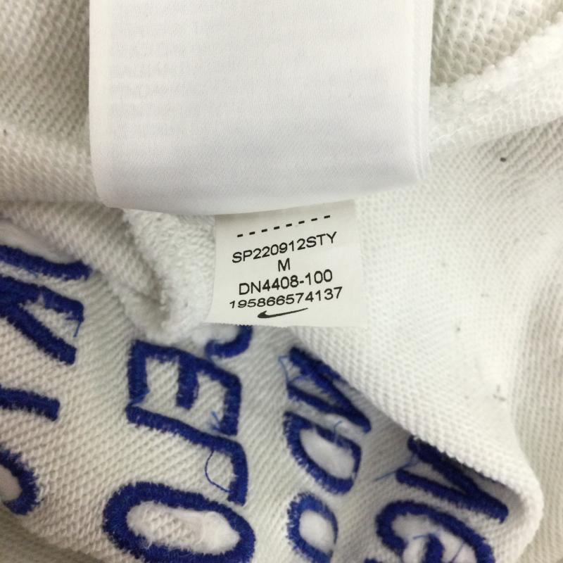 ナイキ NIKE トレーナー 長袖 NIKE world tour スウェット コットン DN4408 M ロゴ、文字 白 / ホワイト / white メンズ USED 古着 中古 50161295