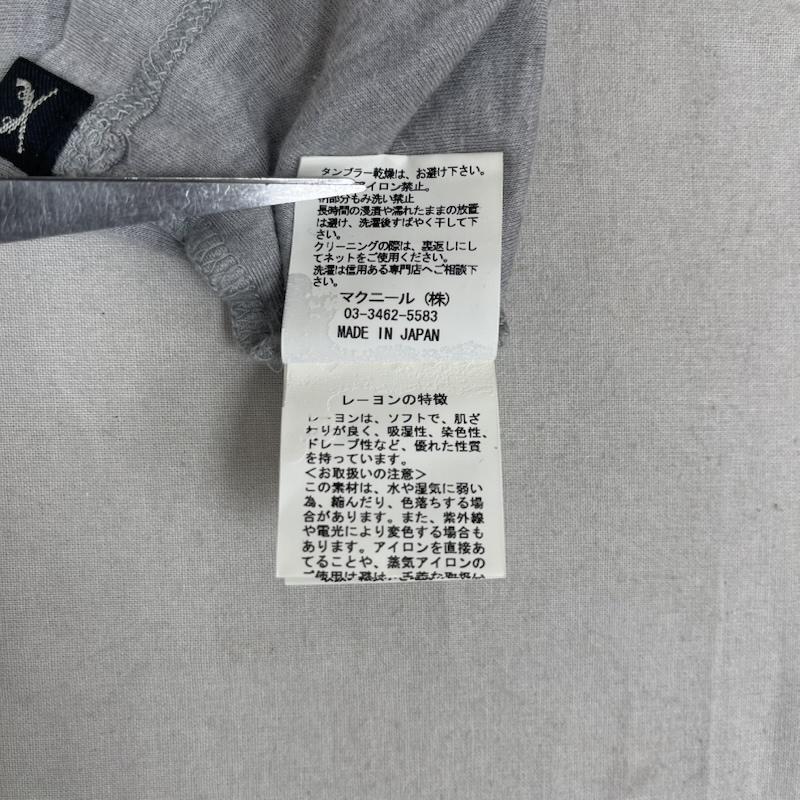 ロア- roar カットソー 七分袖 日本製 00s archive 十字架 星 刺繍 グラフィック Tシャツ 09frlt-13 2 灰 / グレー / gray メンズ USED 古着 中古 50161317