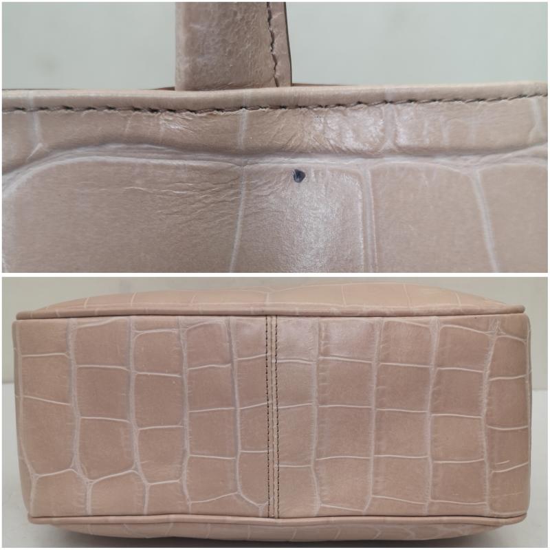 フルラ FURLA ショルダーバッグ ショルダーバッグ 2way クロコ 型押し レザー ミニ ハンド ショルダー バッグ 桃 / ピンク / pink レディース USED 古着 中古 50161321