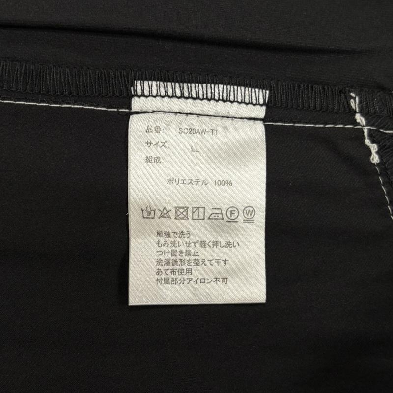 古着 USED ジャケット、上着 ジャンパー、ブルゾン KYOKO HIGA キョウコ ヒガ 長袖 シャツ ジャケット レイヤード ステッチ LL 無地 黒 / ブラック / black X 白 / ホワイト / white レディース USED 古着 中古 50161324