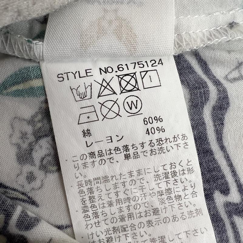 アヴィレックス AVIREX シャツ、ブラウス 半袖 USN サーフィン レーヨン アロハシャツ XL 白 / ホワイト / white メンズ USED 古着 中古 50161366