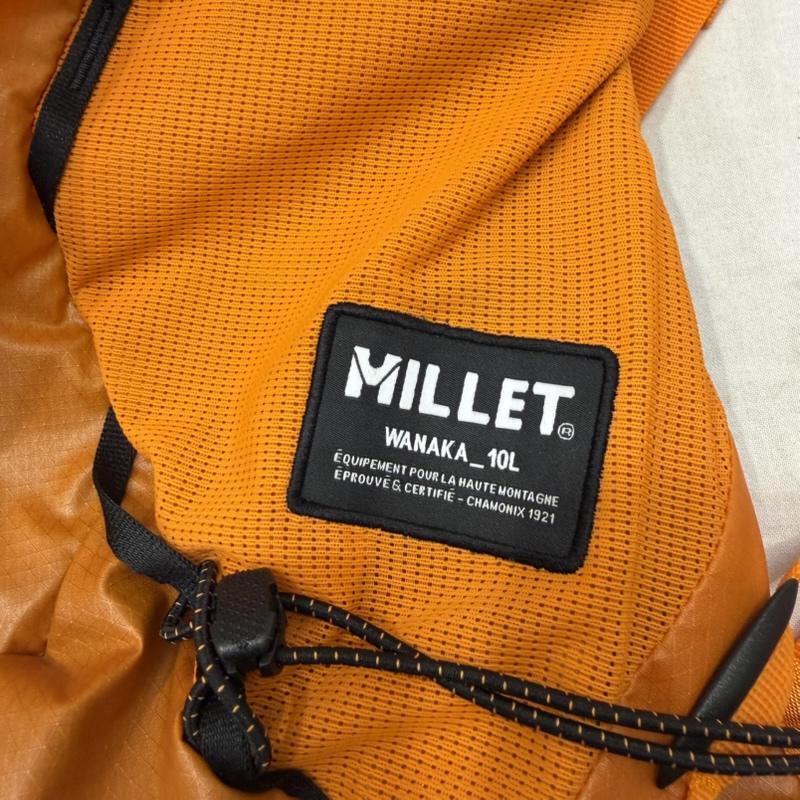 ミレー MILLET リュックサック、デイパック リュックサック、デイバッグ WANAKA 10 MIS2402 N9646 超軽量 小型リュック orange - ロゴ、文字 橙 / オレンジ / orange レディース USED 古着 中古 50161461