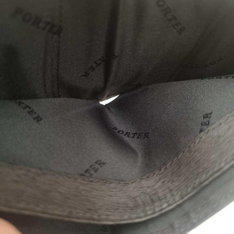 ポーター PORTER 財布 二つ折り CURRENT WALLET カレント ウォレット - 黒 / ブラック / black メンズ USED 古着 中古 50161480