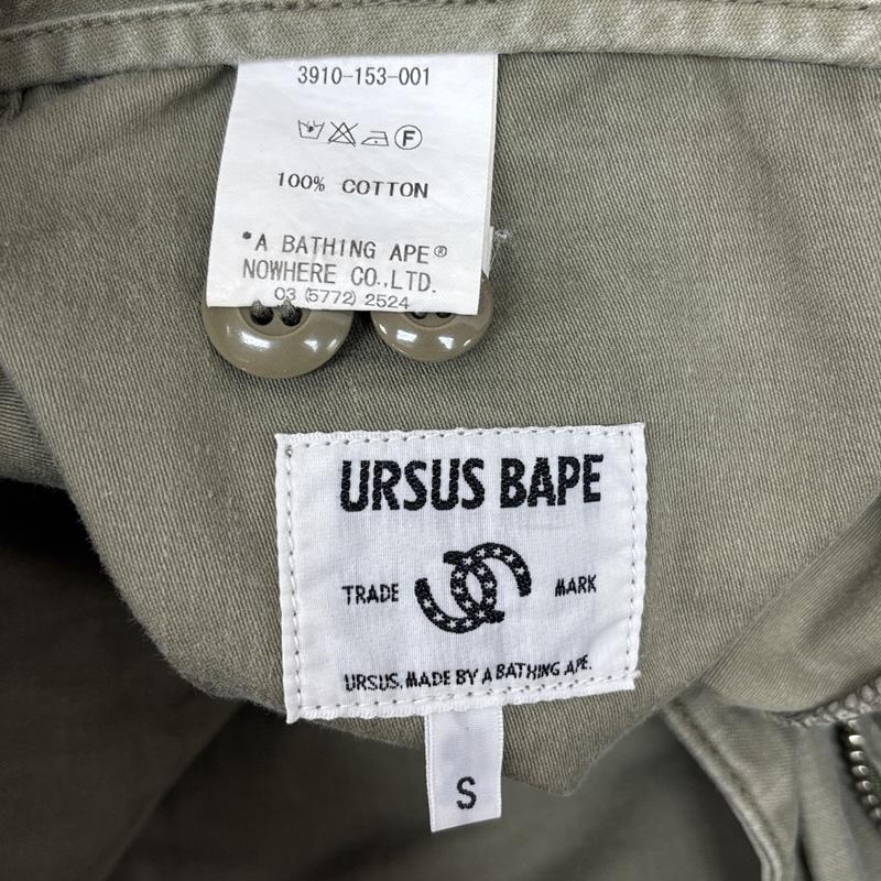 アベイシングエイプ A BATHING APE パンツ ショートパンツ URSUS BAPE 3910-153-001 ショート丈 ハーフ ベイカー パンツ S メンズ USED 古着 中古 50161582