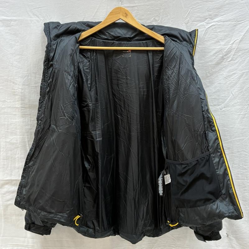 ラルフローレン RALPHLAUREN ジャケット、上着 ダウンジャケット ラバー ロゴ スタンドカラー ジップアップ ダウンジャケット 2WAY 収納 フード L メンズ USED 古着 中古 50161627