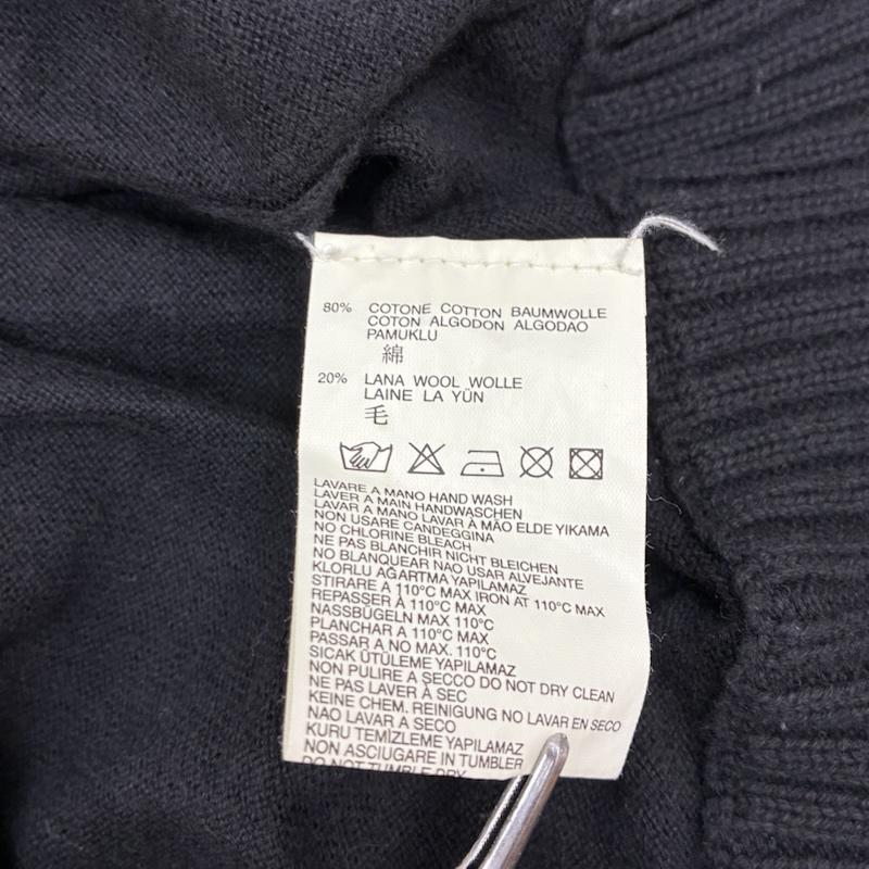 ディーゼル DIESEL ニット、セーター 長袖 ロゴ ワッペン ジップアップ ドライバーズ ニット セーター カーディガン XL メンズ USED 古着 中古 50161681