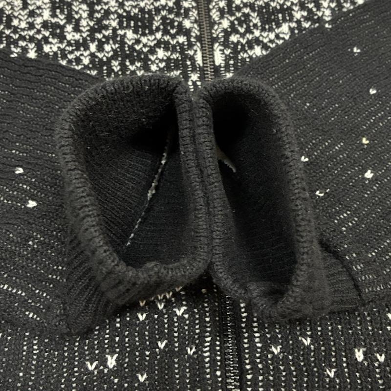 アルマーニエクスチェンジ ARMANI EXCHANGE ニット、セーター 長袖 ショールカラー グラデーション ダブルジップ コットン ニット カーディガン M メンズ USED 古着 中古 50161707