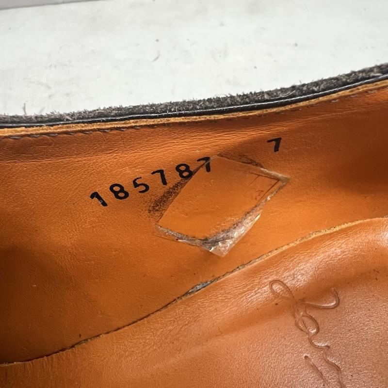 古着 USED 革靴 革靴 ZAMPRIERE ザンピエレ モンクストラップ レザーシューズ size7 - 茶 / ブラウン / brown メンズ USED 古着 中古 50161719