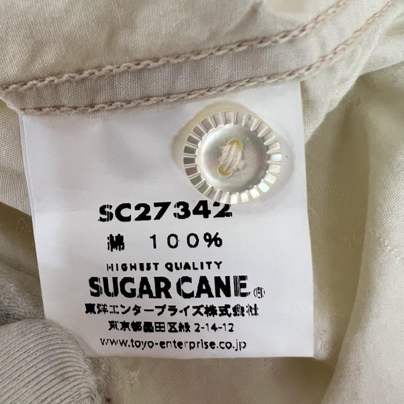 サンサーフ SUN SURF シャツ、ブラウス 長袖 Fiction Romance ドビーストライプ ワークシャツ SC27342 S オフホワイト / オフホワイト / メンズ USED 古着 中古 50161747