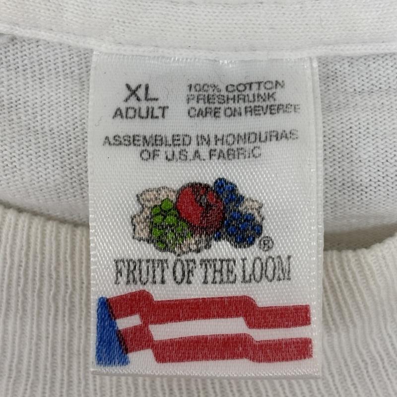 フルーツオブザルーム FRUIT OF THE LOOM Tシャツ 長袖 00年代 ペリカン柄 ビッグサイズ 長袖 Tシャツ ロンT 00s XL 白 / ホワイト / white メンズ USED 古着 中古 50161805