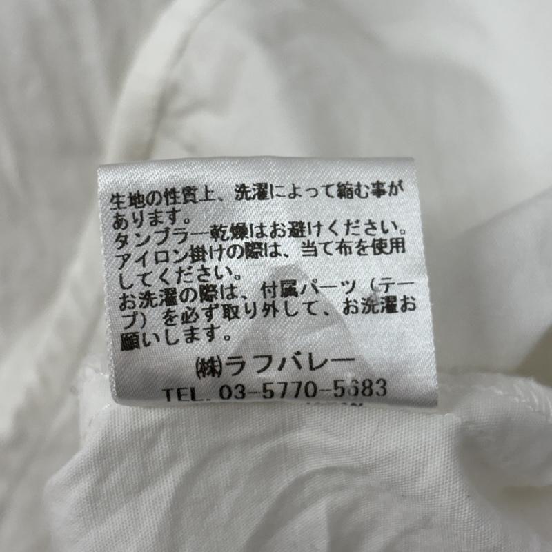 グラム glamb シャツ、ブラウス 長袖 襟刺繍 One Two Three プリント 長袖 シャツ 4 白 / ホワイト / white メンズ USED 古着 中古 50161844