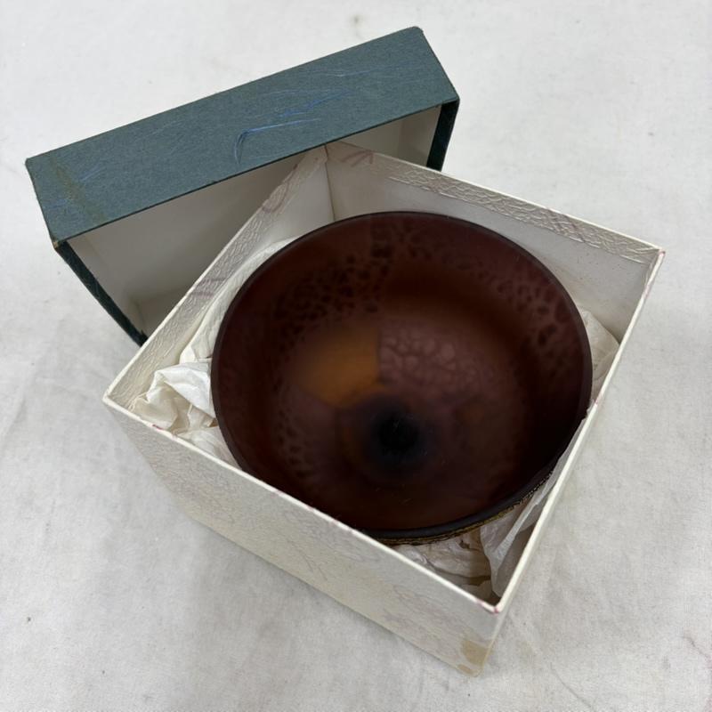 ヴィンテージ VINTAGE ファッション小物 ファッション小物 楽茶碗 桂窯作 食器 伝統工芸 茶道具 - 金 / ゴールド / gold color X 銀 / シルバー / silver color X 黒 / ブラック / black メンズ USED 古着 中古 50161984