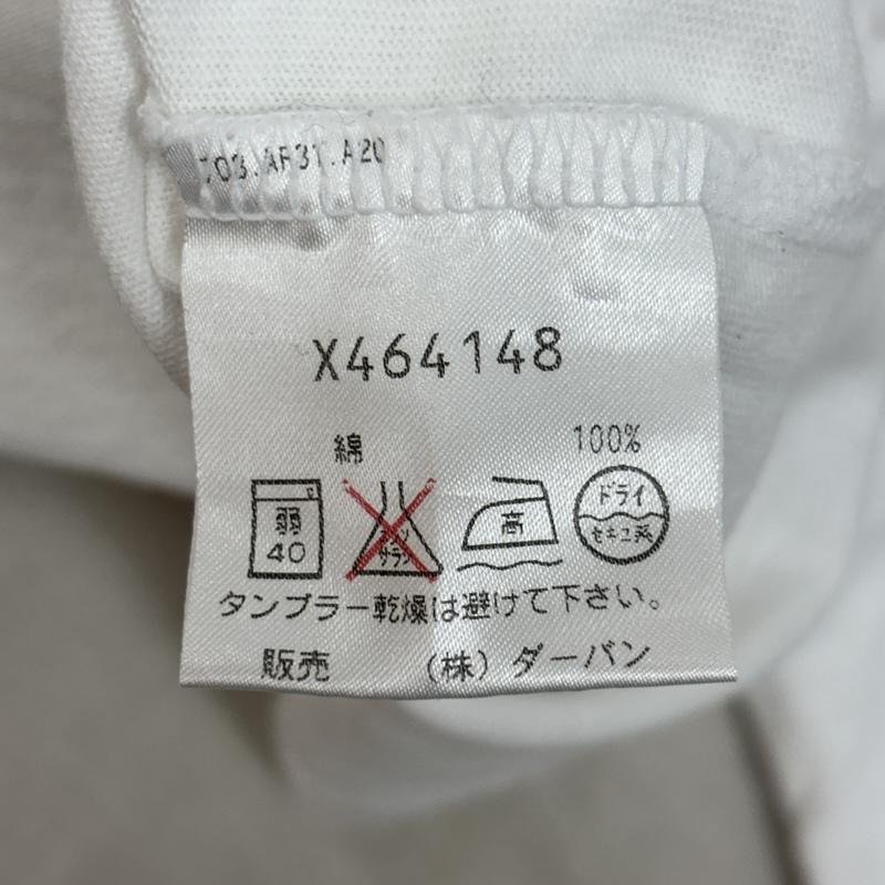 ヨウジヤマモト Yohji Yamamoto Tシャツ 半袖 AAR フロントパネル切替し クルーネック 半袖 Tシャツ L 白 / ホワイト / white メンズ USED 古着 中古 50162009
