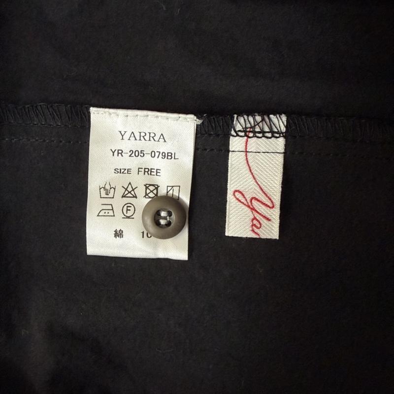 ヤラ YARRA ワンピース ロングスカート YR-205-079BL コットンダンプ 前後2wayワンピース black FREE FREE 無地 黒 / ブラック / black レディース USED 古着 中古 50162010