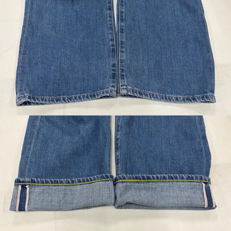 リーバイス Levi s パンツ デニム、ジーンズ 701 セルビッチ 赤耳 デニム BIGE ハイウエスト モンローモデル ジッパーフライ 26インチ 無地 青 / ブルー / blue レディース USED 古着 中古 50162021