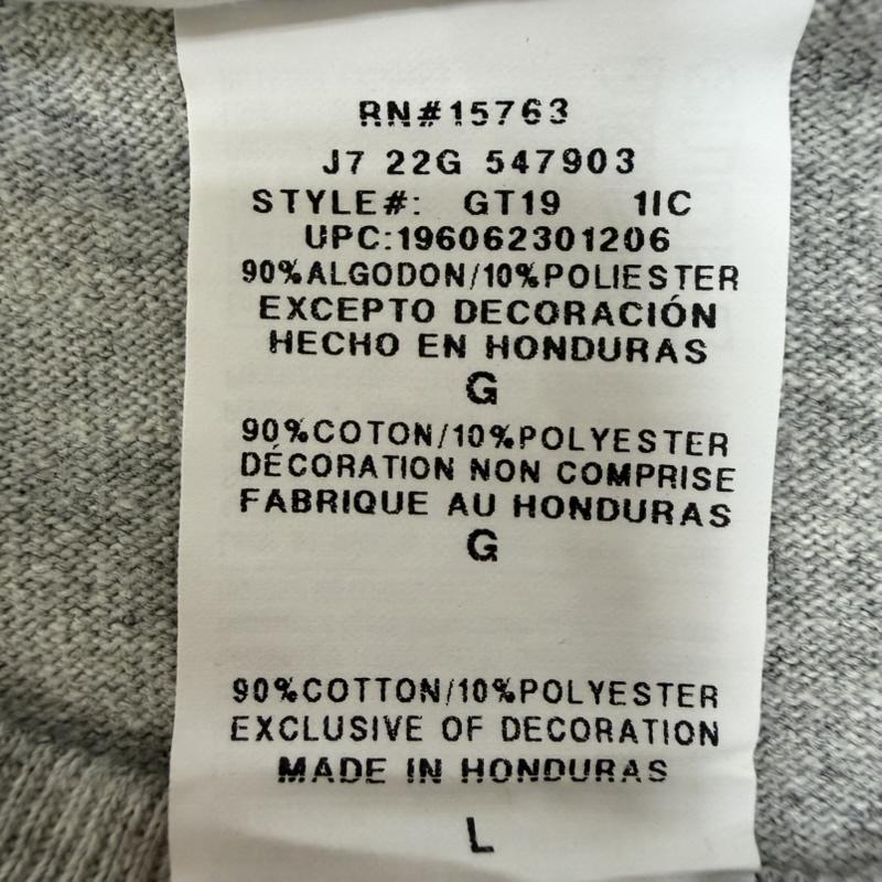 ハーレーダビッドソン Harley-Davidson Tシャツ 半袖 Champion(R) x Harley-Davidson ファナティックTシャツ グレー L L ロゴ、文字 灰 / グレー / gray X 緑 / グリーン / green メンズ USED 古着 中古 50162059