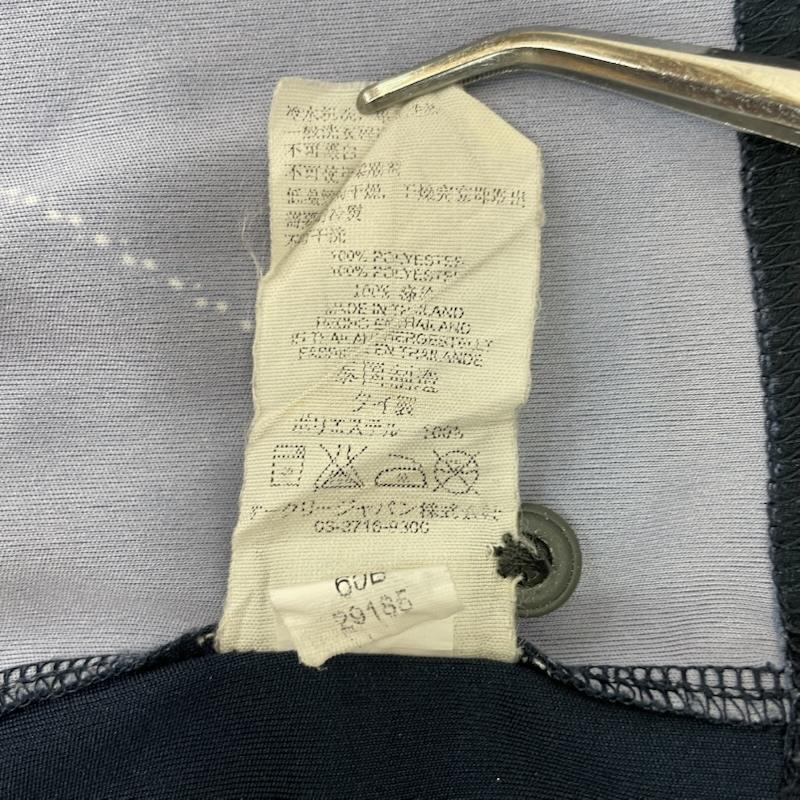 オークリー OAKLEY ポロシャツ 半袖 チェック 柄 半袖 ポロシャツ ゴルフ L チェック 紺 / ネイビー / navy メンズ USED 古着 中古 50162094