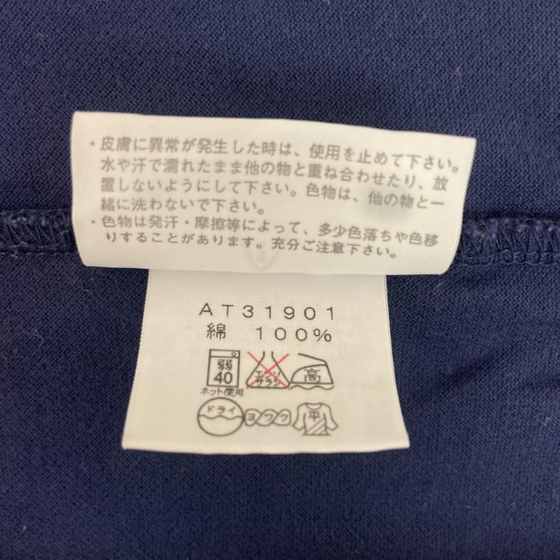 ザノースフェイス THE NORTH FACE ポロシャツ 半袖 ボタンダウン シャツ フルオープン 胸ポケット M 無地 紺 / ネイビー / navy メンズ USED 古着 中古 50162099