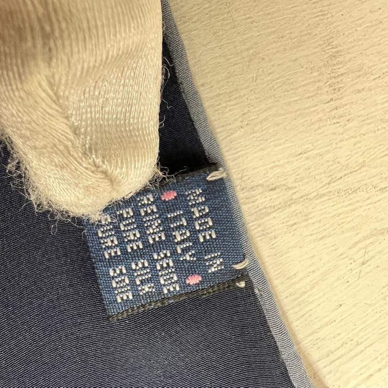 バーバリーズ BURBERRYS ファッション小物 スカーフ、ポケットチーフ ヴィンテージ シルク スカーフ - 紺 / ネイビー / navy レディース USED 古着 中古 50162151