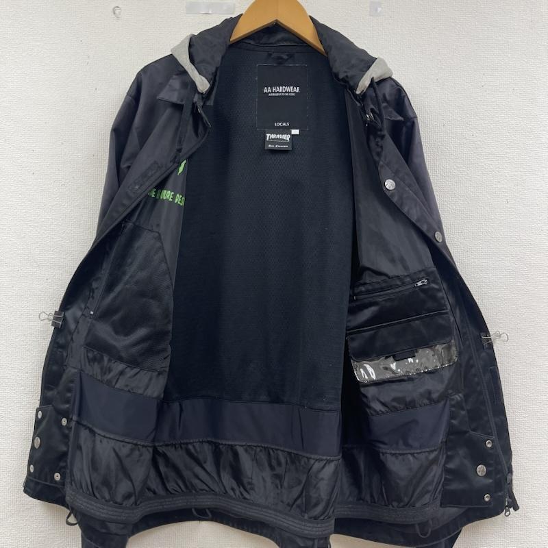 スラッシャー THRASHER ジャケット、上着 ジャンパー、ブルゾン AA HARDWEAR コラボ スノーボードウェア コーチジャケット M 黒 / ブラック / black メンズ USED 古着 中古 50162242