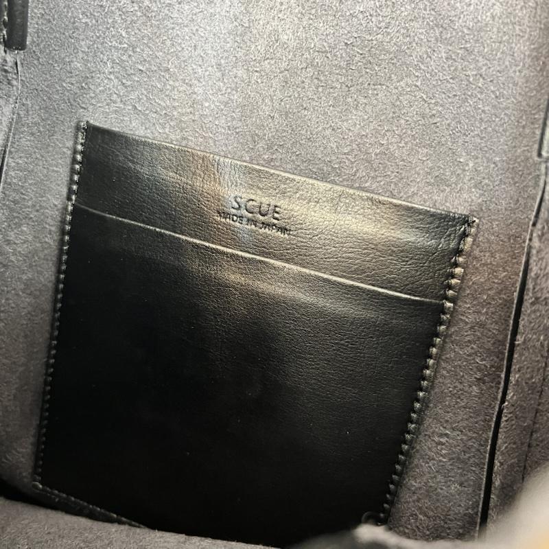 古着 USED トートバッグ トートバッグ SCUE スキュー ロングストラップ ミディアムトートバッグ - 黒 / ブラック / black レディース USED 古着 中古 50162288