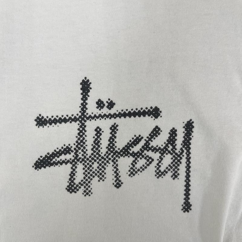 ステューシー STUSSY Tシャツ 半袖 USA製 Surf Tomb Pigment Dyed Tee Tシャツ L 白 / ホワイト / white メンズ USED 古着 中古 50162298