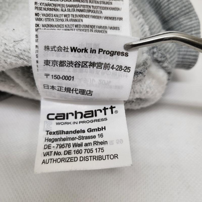 カーハート Carhartt トレーナー 長袖 スウェット M コットン グレー M 灰 / グレー / gray メンズ USED 古着 中古 50162343
