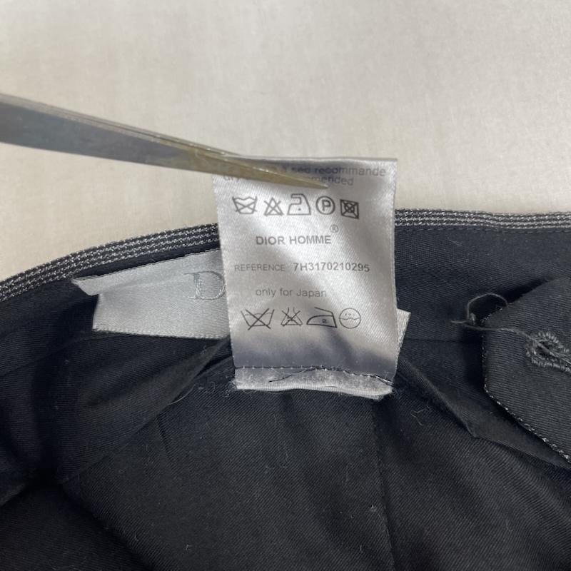 ディオールオム Dior homme パンツ スラックス イタリア製 エディ期 ウールスーツ トラウザーズ スラックス パンツ 7h3170210295 44 ダークグレー / ダークグレー / メンズ USED 古着 中古 50162364