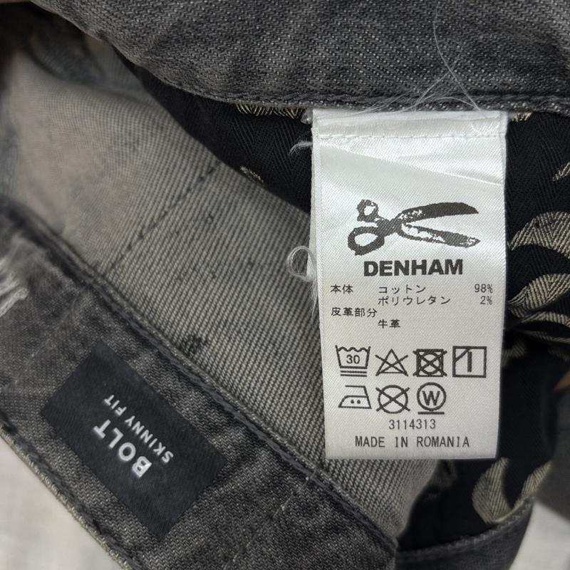 デンハム DENHAM パンツ デニム、ジーンズ BOLT SKINNY FIT ストレッチ デニム スリム パンツ 28インチ 灰 / グレー / gray メンズ USED 古着 中古 50162407
