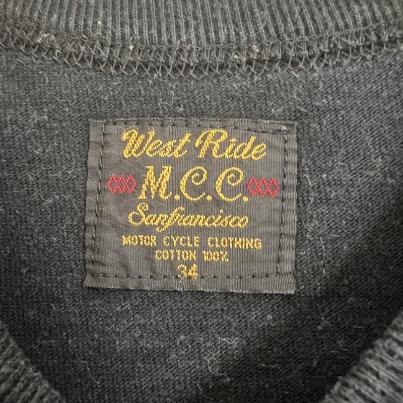 ウエストライド WESTRIDE Tシャツ 半袖 プリント Tシャツ 34 黒 / ブラック / black メンズ USED 古着 中古 50162478