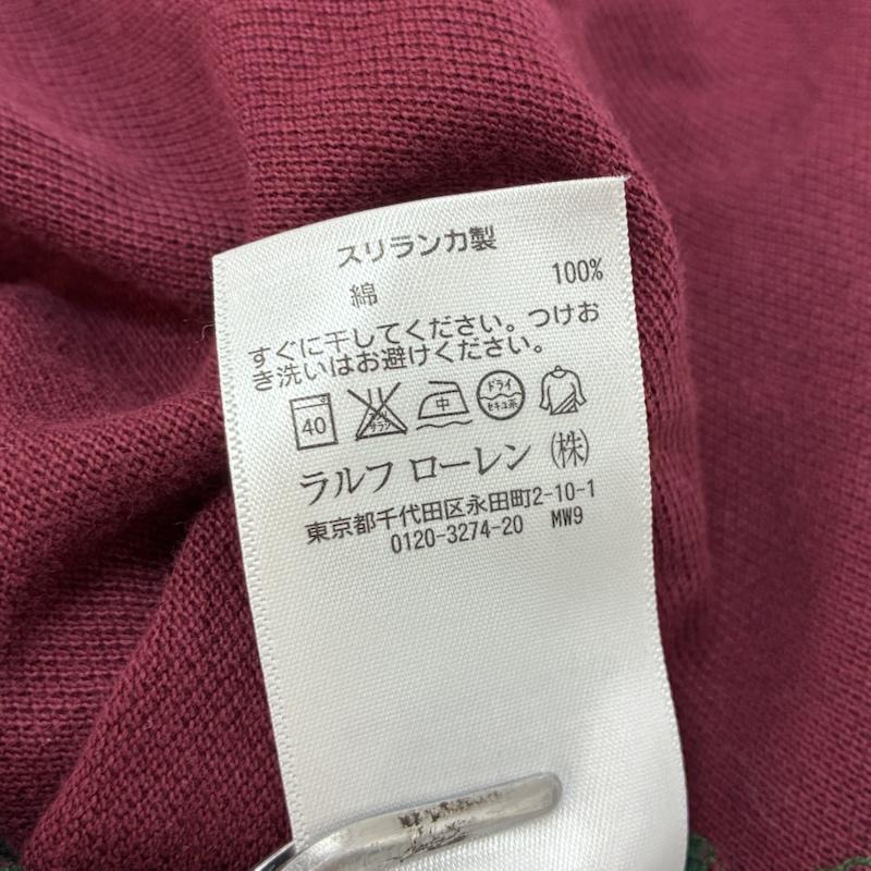 ポロラルフローレン POLO RALPH LAUREN ポロシャツ 半袖 ビッグポニー 刺繍 パネル 切替 ポロシャツ M メンズ USED 古着 中古 50162535