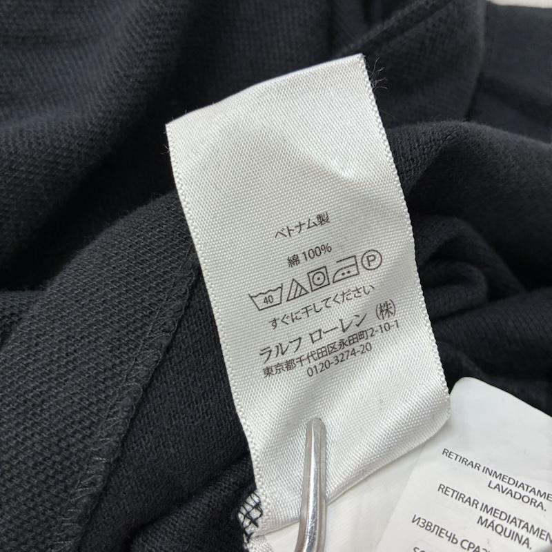 ポロラルフローレン POLO RALPH LAUREN ポロシャツ 長袖 ビッグポニー 刺繍 リブライン ロングスリーブ ポロシャツ XXL メンズ USED 古着 中古 50162553
