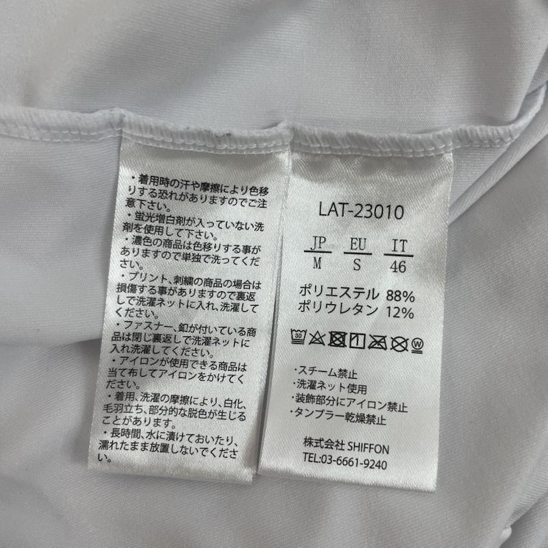 USED古着 USED/古着 Tシャツ 半袖 LUXEAKMPLUS リュクスエイケイエムプラス ゴランド ロゴ スター モチーフ ゴルフ 半袖モックネック Tシャツ M 無地 X ロゴ、文字 白 / ホワイト / white X 黒 / ブラック / black メンズ USED 古着 中古 50162584