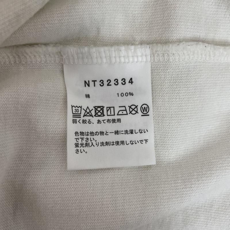 ザノースフェイス THE NORTH FACE Tシャツ 半袖 ブランド ロゴ 刺繍 ワンポイント Tシャツ S 無地 X ロゴ、文字 白 / ホワイト / white メンズ USED 古着 中古 50162602