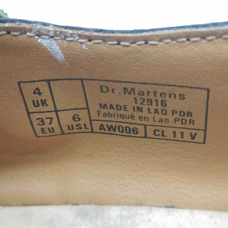 ドクターマーチン Dr.Martens ブーツ 一般 MARY JANE メリージェーン レザーシューズ 12916 ストラップ メダリオン UK:4 黒 / ブラック / black レディース USED 古着 中古 50162659