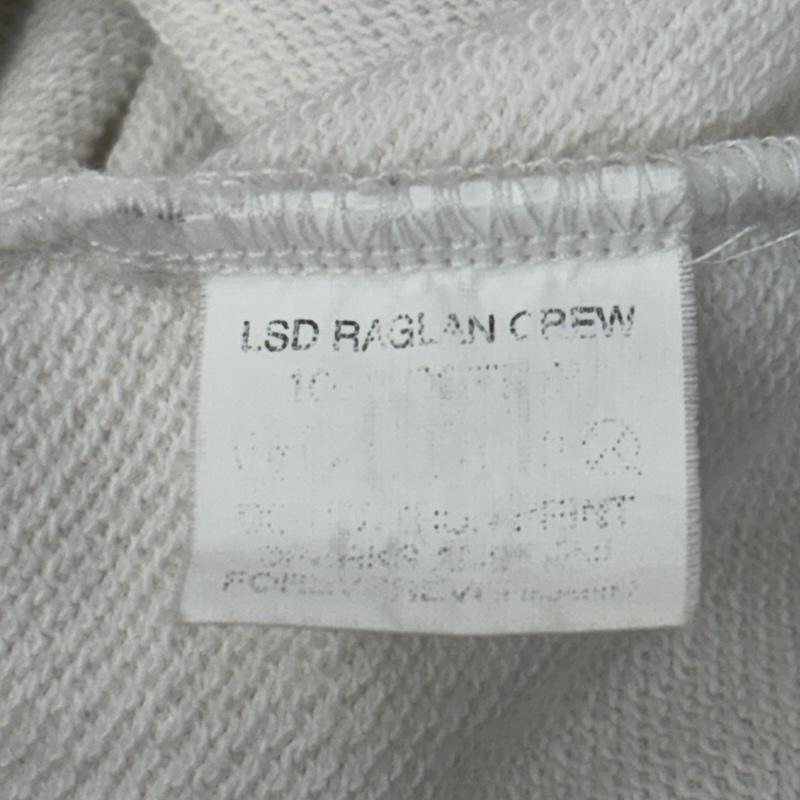 古着 USED トレーナー 長袖 PERKS&MINI ラグランスリーブ スウェット トレーナー 長袖 L 白 / ホワイト / white メンズ USED 古着 中古 50162668