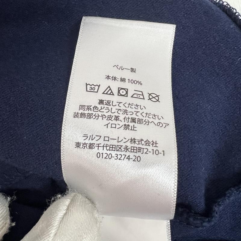 ラルフローレン RALPHLAUREN Tシャツ 半袖 ウイングフット ロゴ Tシャツ 現行QRタグ L 紺 / ネイビー / navy メンズ USED 古着 中古 50162837