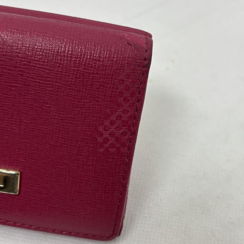 フルラ FURLA 財布 コンパクト財布 財布 三つ折り ピンク バビロン ミニ財布 - 桃 / ピンク / pink レディース USED 古着 中古 50163003