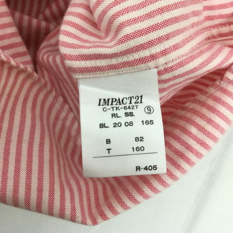 ラルフローレン RALPHLAUREN シャツ、ブラウス 長袖 ポロラルフローレン THE BIG OXFORD SHIRT 長袖シャツ L ストライプ 桃 / ピンク / pink レディース USED 古着 中古 50163077